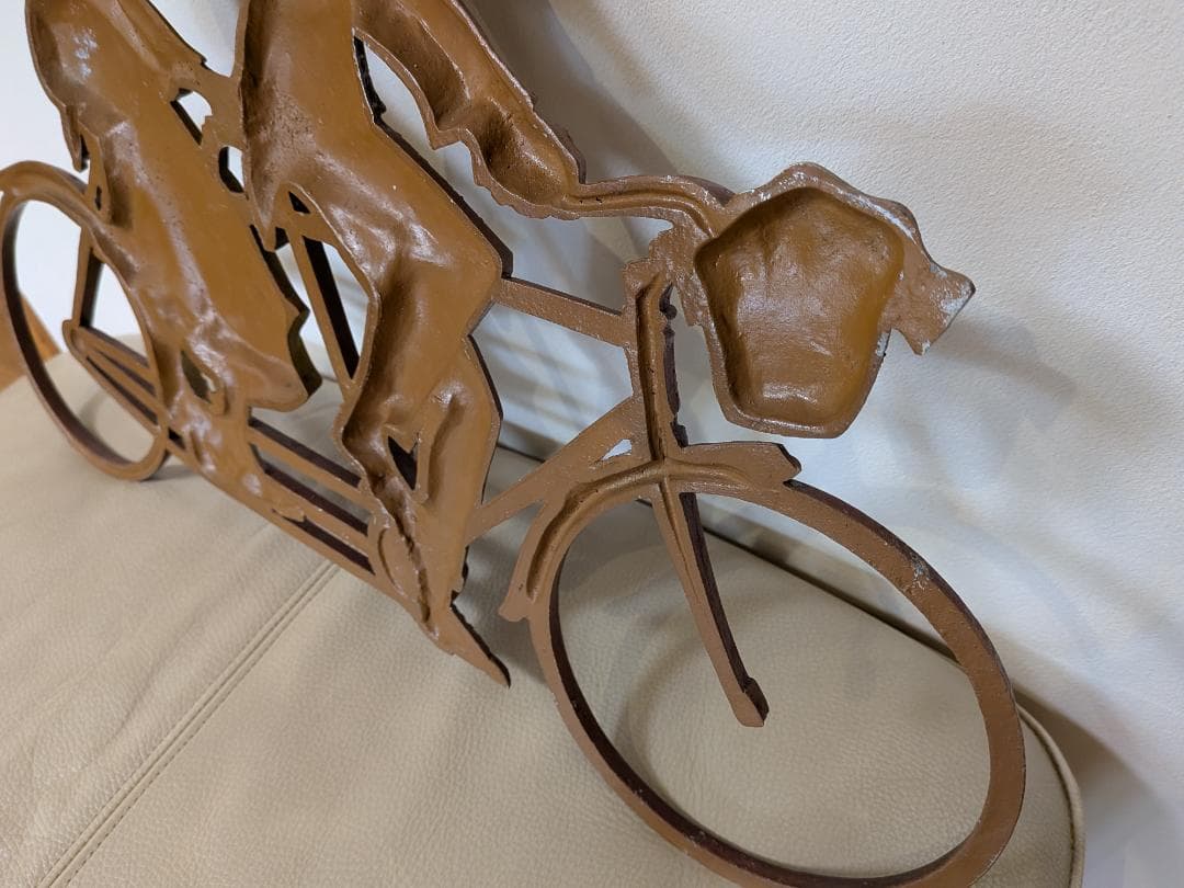 自転車マニア★ヴィンテージインテリア★タンデム自転車ウォールアート