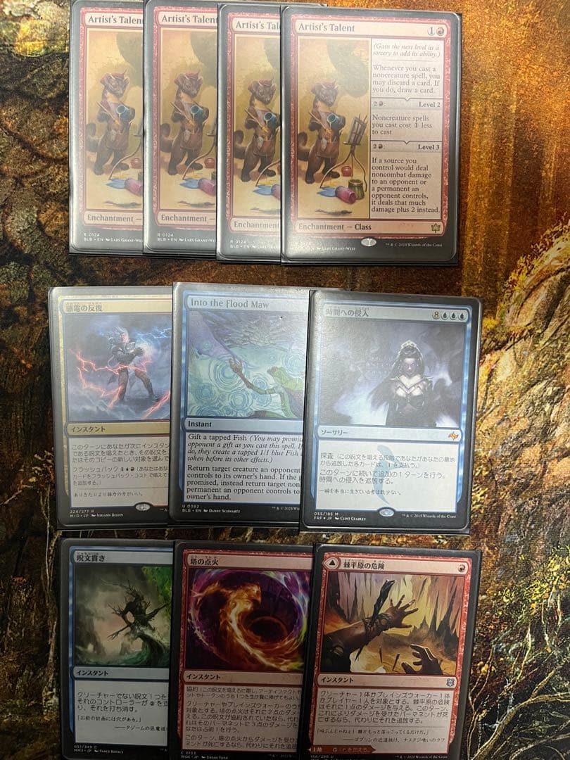 mtg イゼットフェニックスデッキ　サイドボード・調整パーツ付き