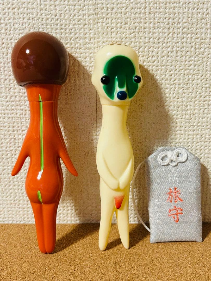 加藤泉 サイン入り　ソフビ 旅守　リンデン 石見美術館　原美術館　フライヤー