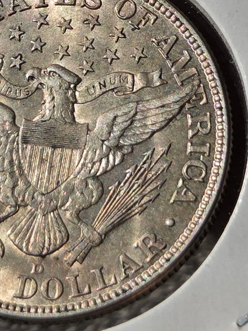 専用(稀少な状態)アメリカ合衆国　バーバー ハーフダラー銀貨　1915 D