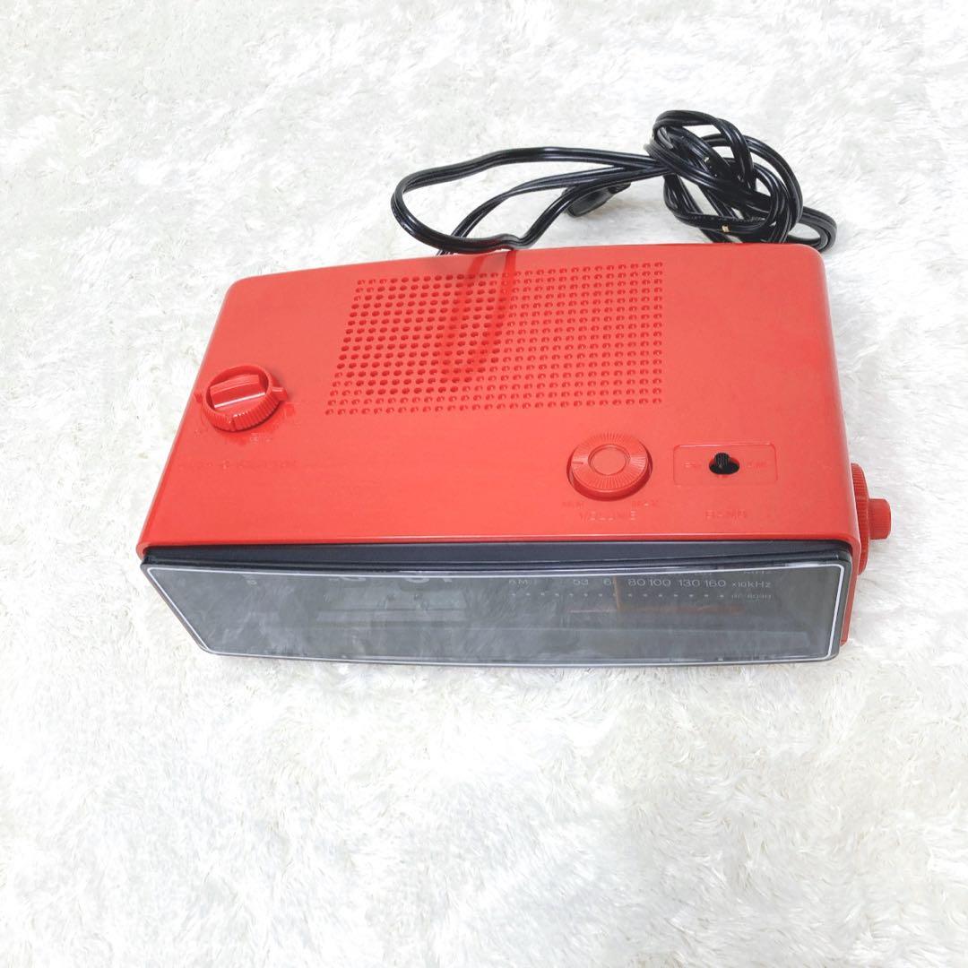 【美品 National RC-6030】ラジオ機能付パタパタ時計 昭和レトロ