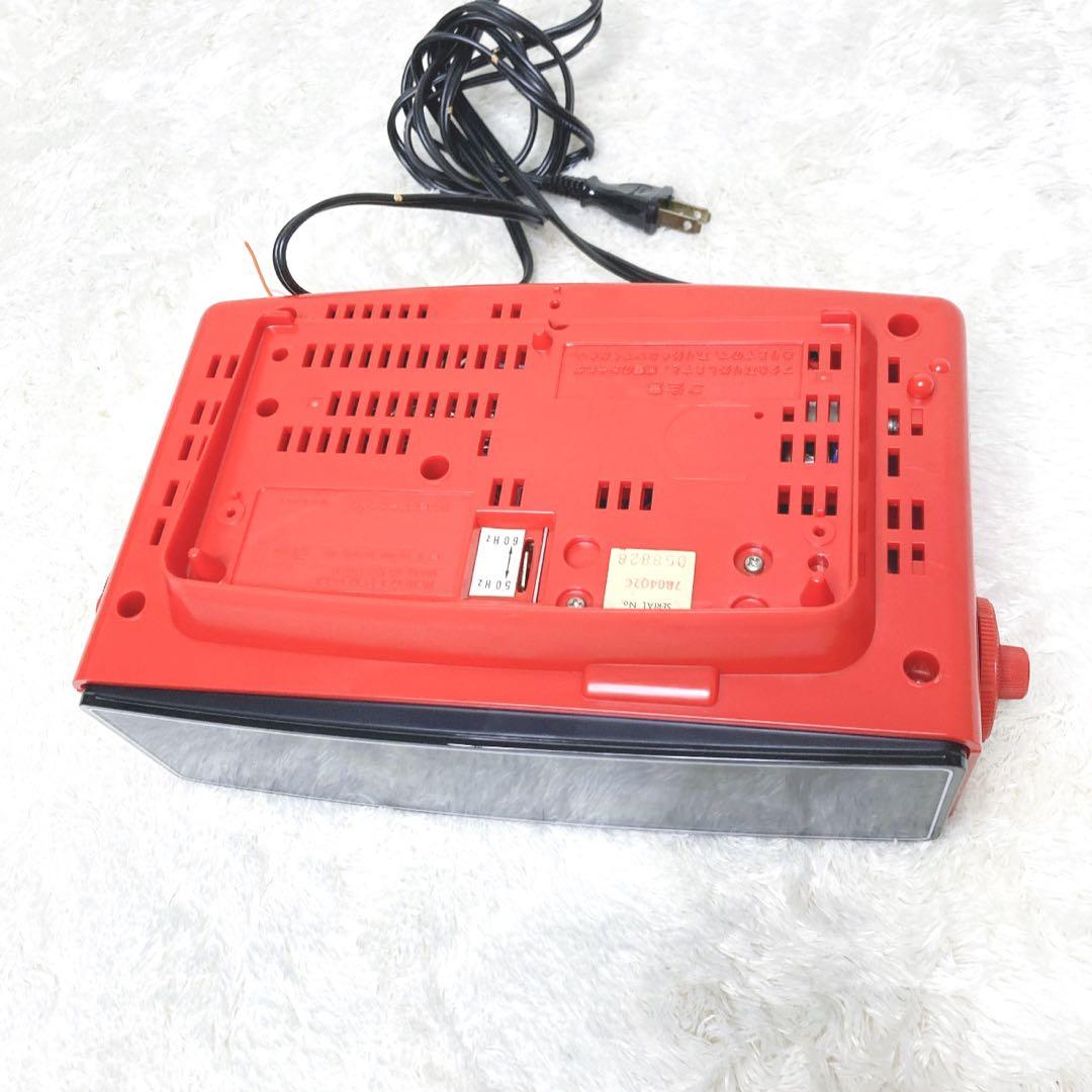 【美品 National RC-6030】ラジオ機能付パタパタ時計 昭和レトロ
