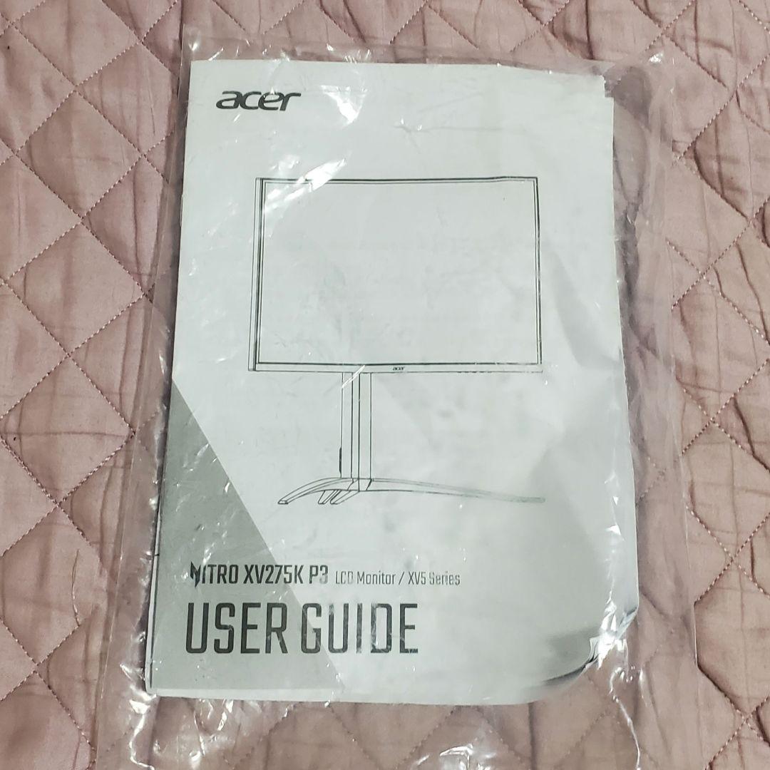 ディスプレイ・モニター本体 acer Nitro XV275K P3 biipruzx 4K 160Hz