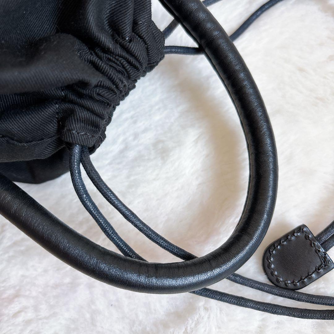 【美品】VIOLAd'ORO ヴィオラドーロ バケツバッグ トート巾着 スエード