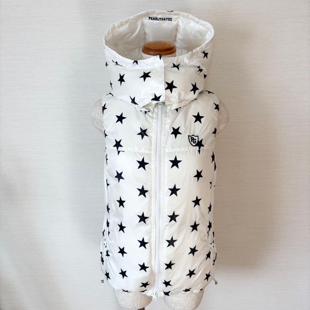 【美品】PEARLY GATES パーリーゲイツ ダウンベスト リバーシブル M