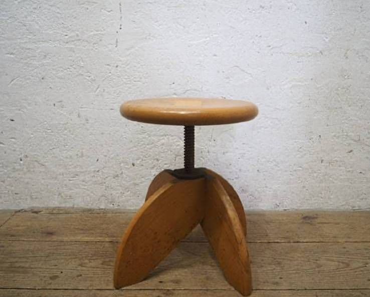 1030 ヴィンテージ　回転椅子　イス　チェア　スツール　古家具　古道具　レトロ