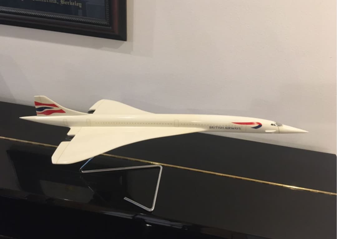 ブリティッシュ　エアウェイズ　コンコルド（Concorde）大型スケールモデル
