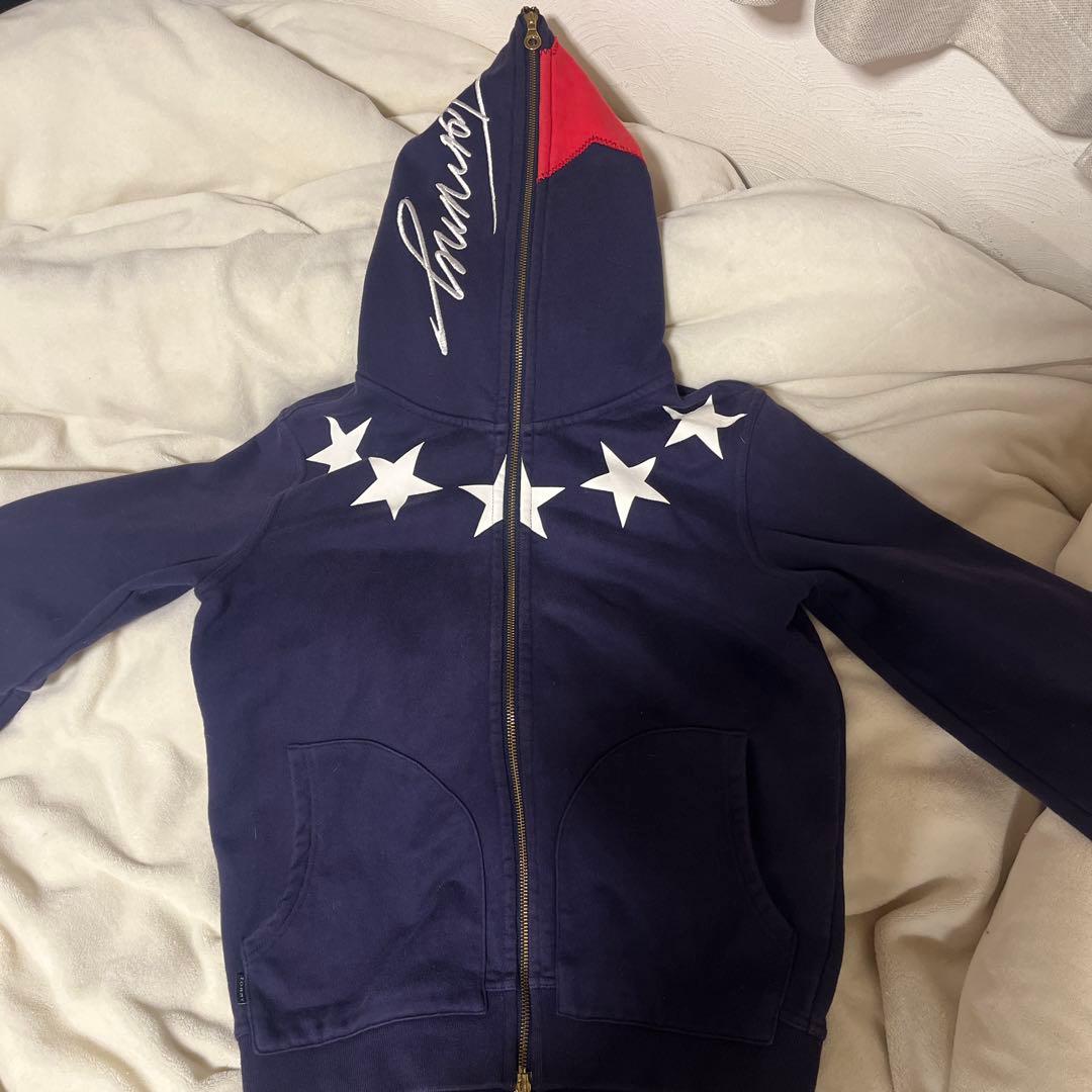 トップス   DOUBLE ZIP UP HOODIE Y2K