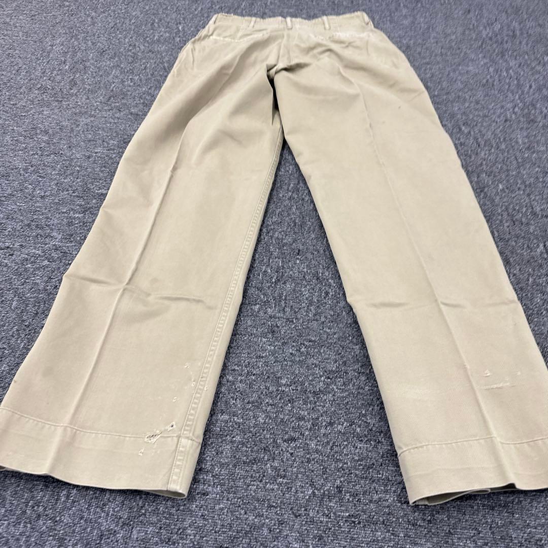 【米軍実物50s US ARMY M-45カーキチノパン32×35 1951年製