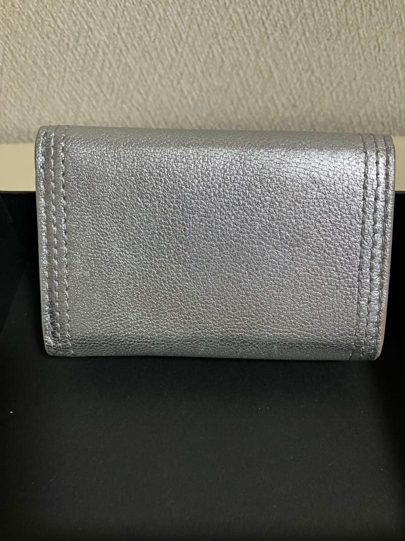 DIESEL シルバー 三つ折り財布