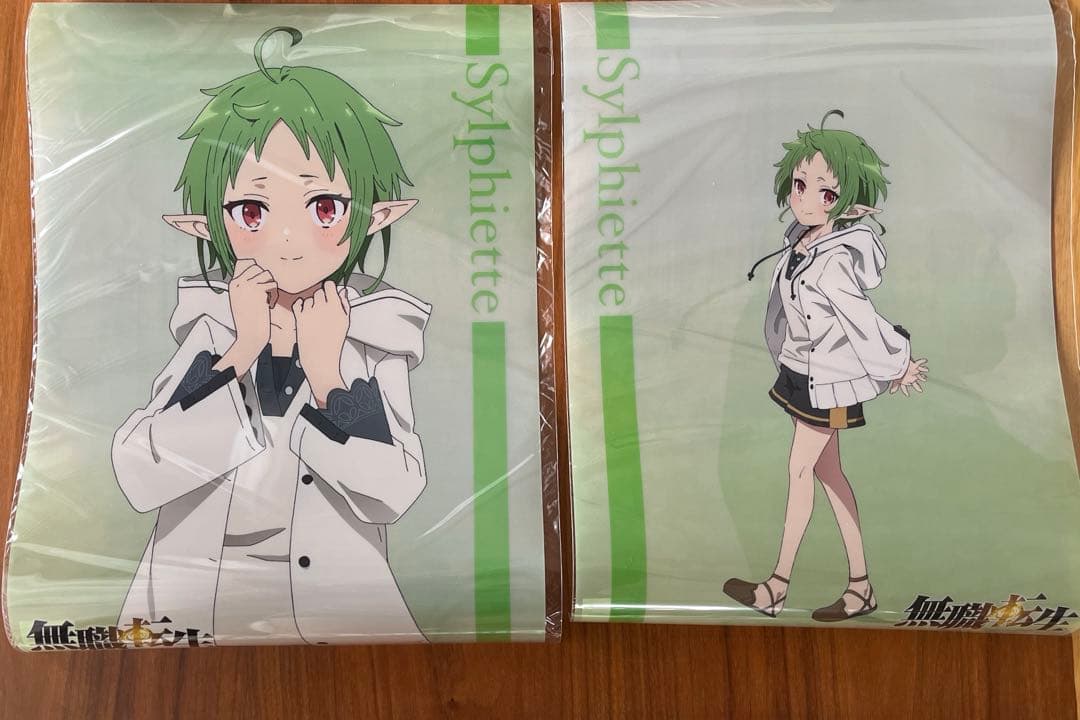 新品　無職転生オンラインくじ　シルフェット　くじ引き堂クリアポスター　B賞セット