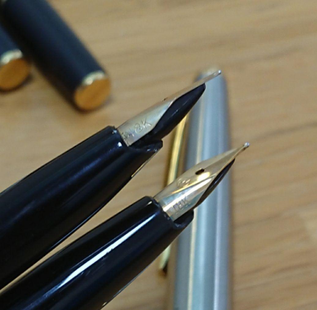 K18刻印ペン先 万年筆 B