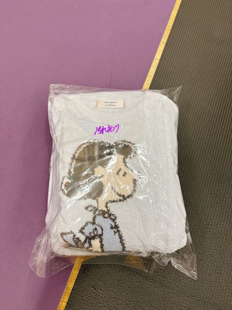 【ジェラートピケ】PEANUT ベビモコパジャマセット ブルー フリー