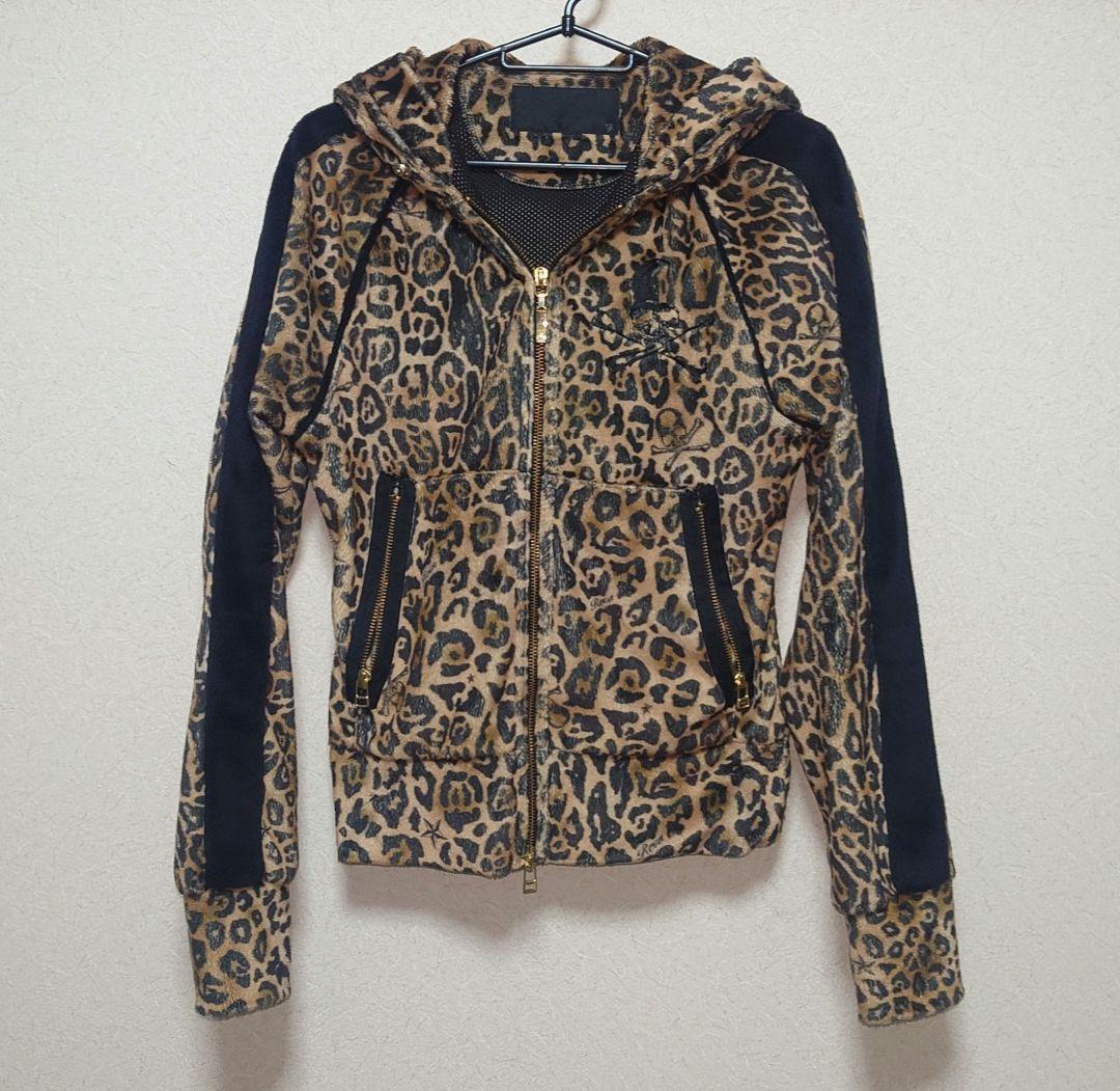 Roen レオパード ゴールド パーカー