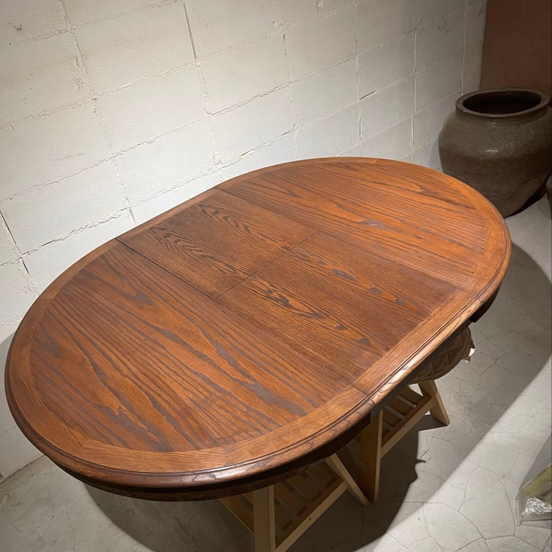 三越家具　カントリーハウス　伸長式ダイニングテーブル　ブルージュ Brugge