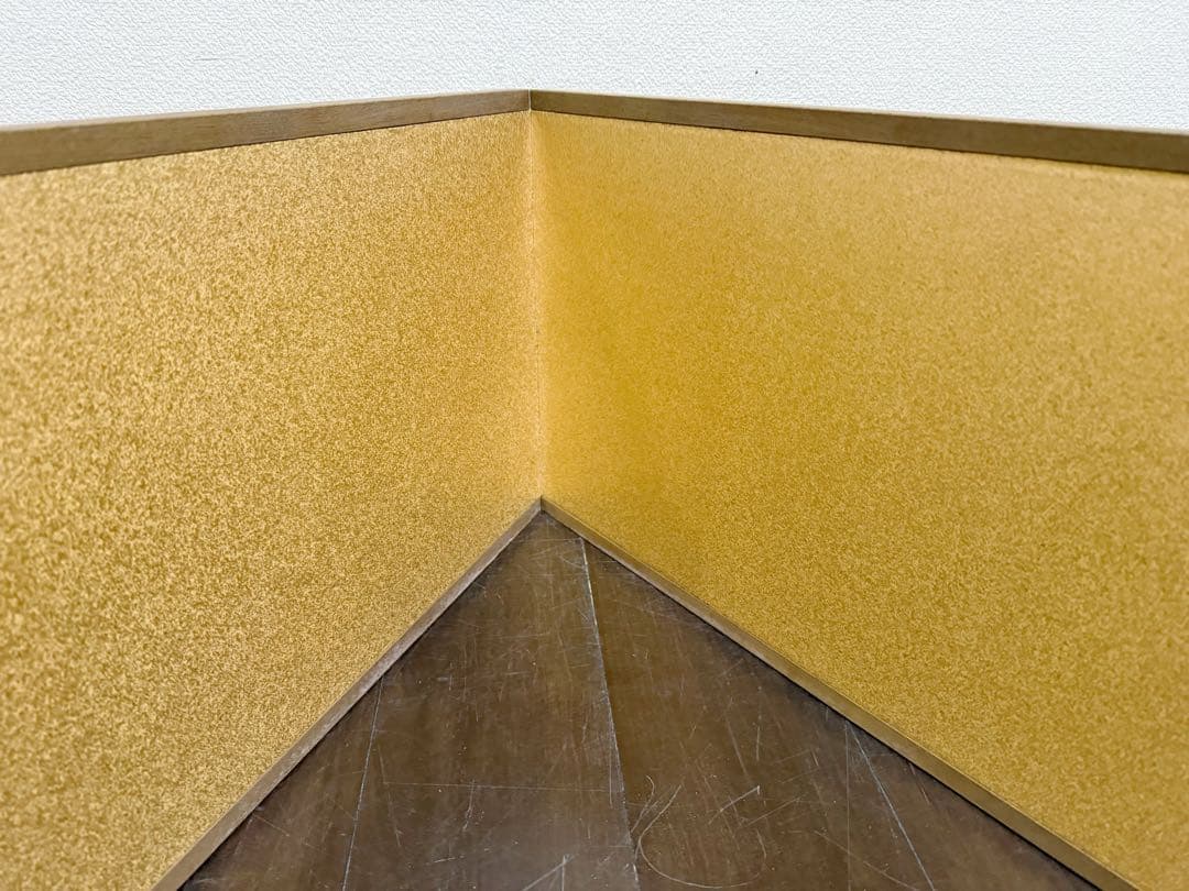 ほぼ未使用 茶道具 桑縁 金砂子 裏銀散らし 風炉先屏風 茶室