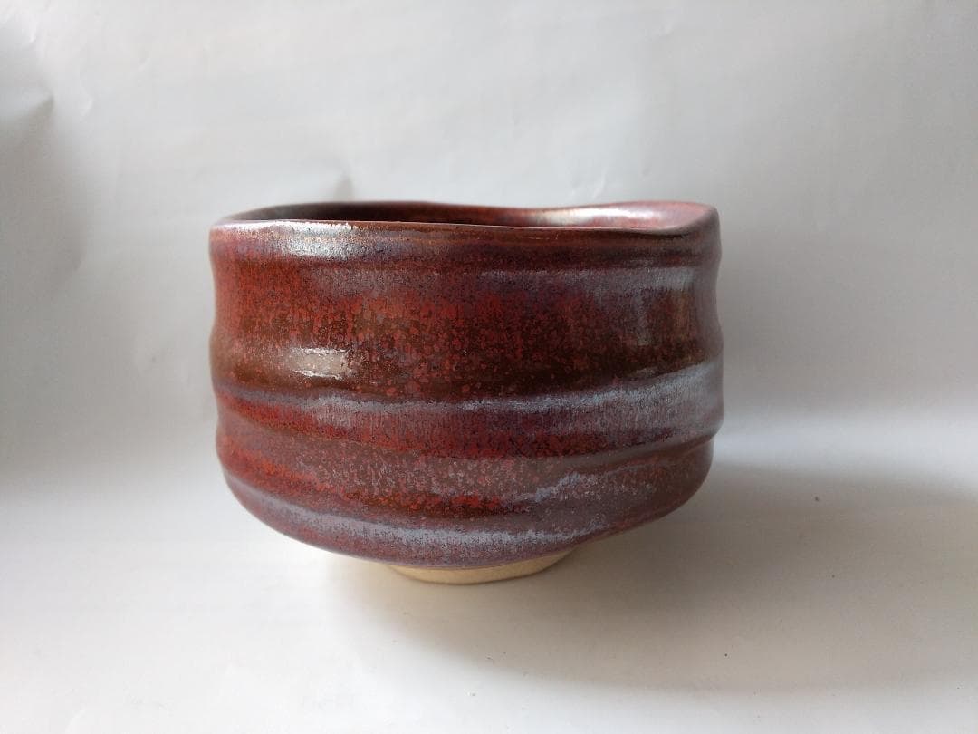 美濃焼 東方紅 加藤正山 茶碗 共箱 茶器 抹茶碗 美品 です。