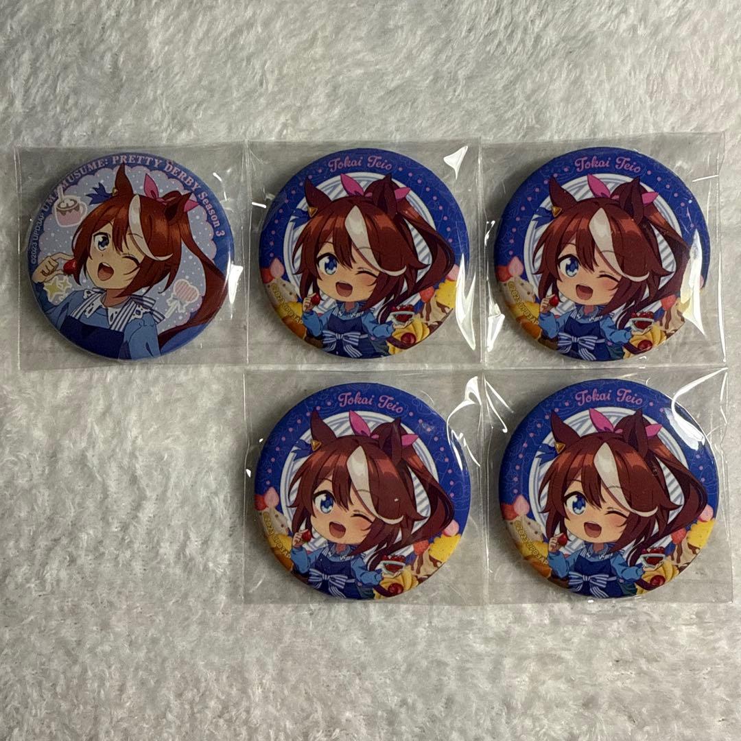 トウカイテイオー 缶バッジ アニメイトカフェ アニカフェ