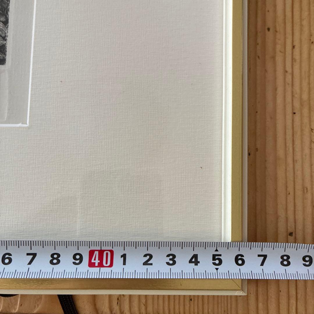 フィリピン　漁師の休息所　版画　額