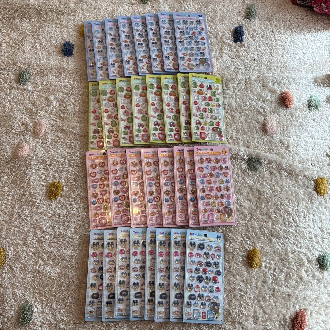 【国内正規品】 ボンボンドロップシール たまごっち 全4種 32枚セット