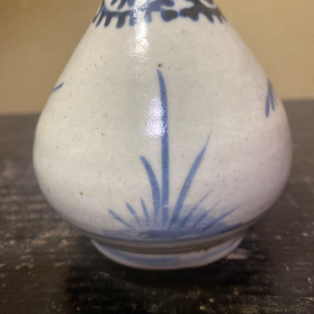 古伊万里たこ唐草徳利