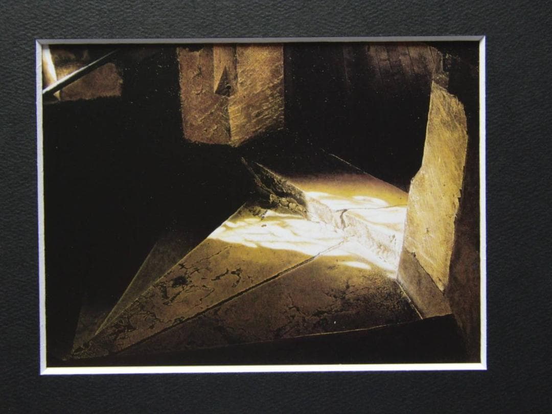 中尾新也、日溜り、希少な画集より、新品高級額・額装付