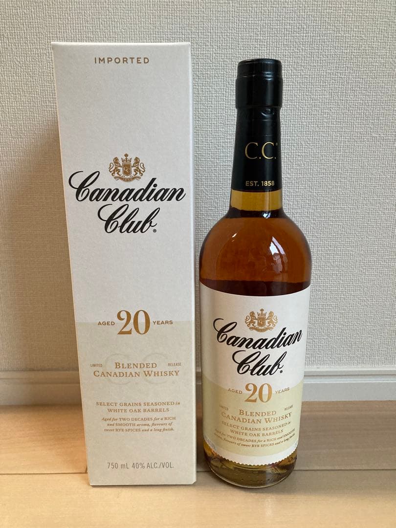 ウイスキー カナディアンクラブ20年