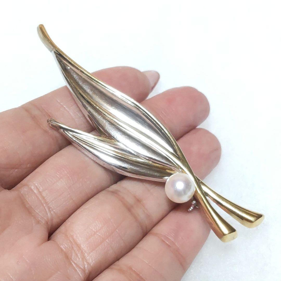 希少♡皇室御用達♡MIKIMOTO♡パールブローチ♡植田いつ子氏デザイン