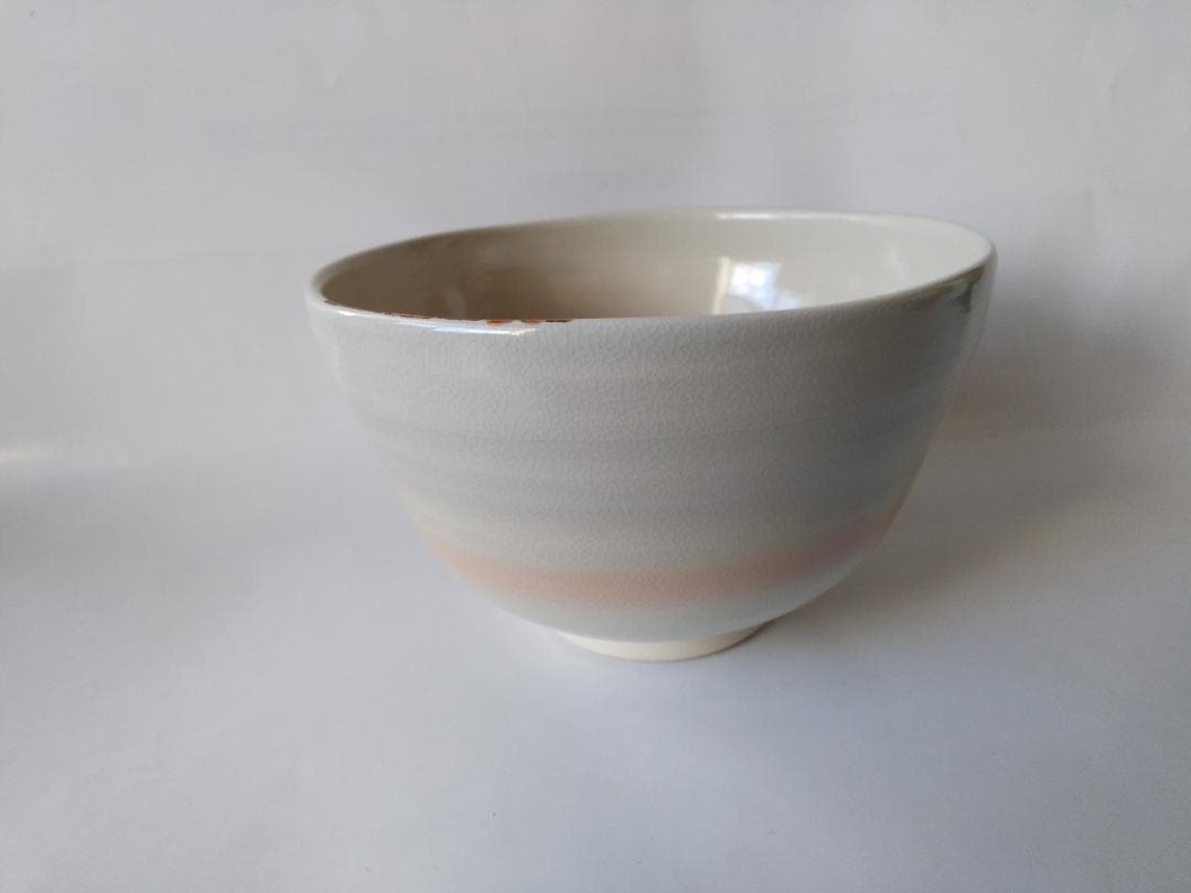 東福窯 中村能久 源氏車之図 茶碗 京焼 共箱 共布 栞 茶道具 抹茶碗 新品