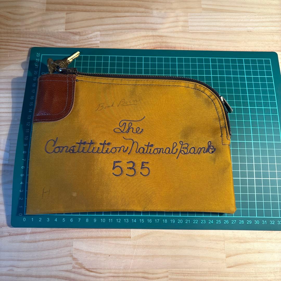 バンクポシェット　鍵付き　ビンテージ　バンクポーチ