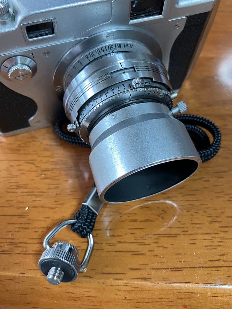 Konica II フィルムカメラ Konifood、三脚座ストラップ付き