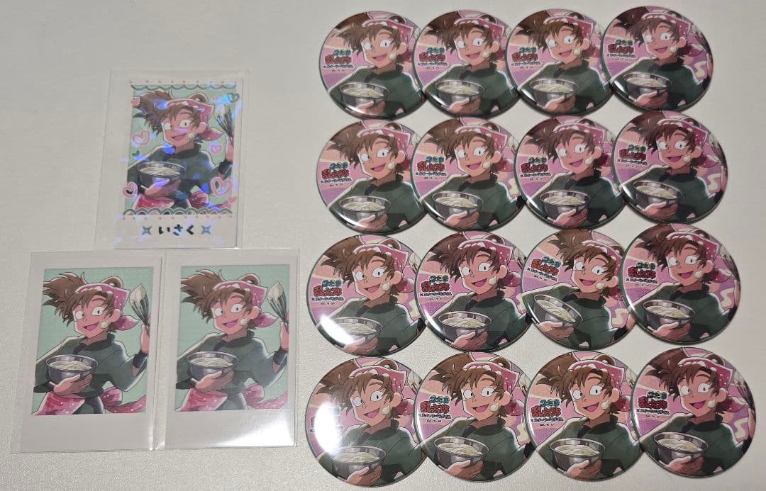 忍たま乱太郎 善法寺伊作 スイーツパラダイス スイパラ 缶バッジ ぱしゃこれ