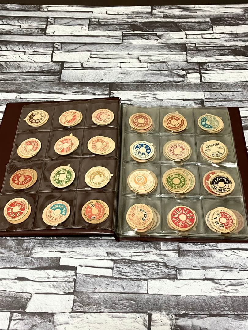 牛乳瓶のフタ　メンコ　蓋【154枚セット】