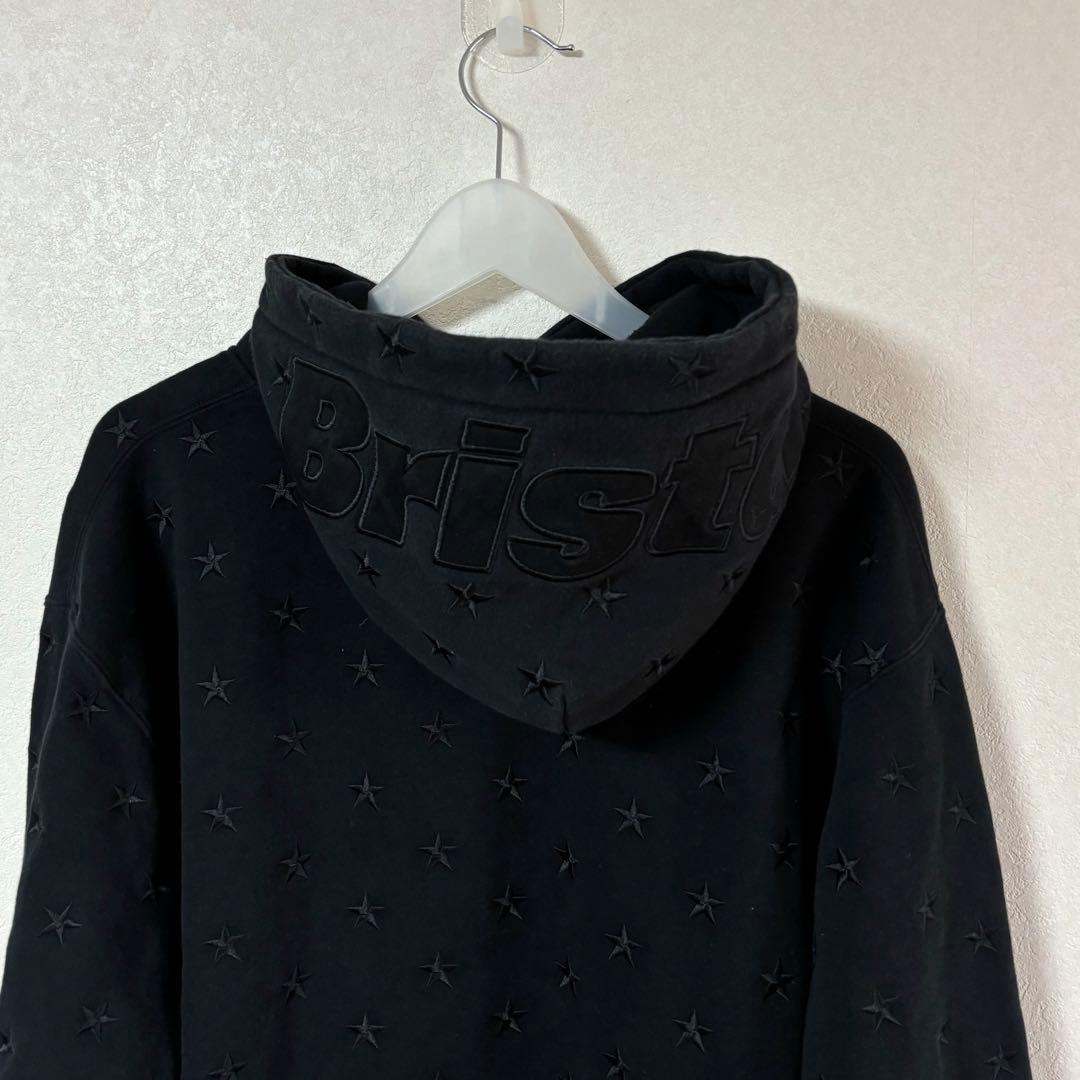 トップス FCRB ALL OVER STAR SWEAT HOODIE 24AW M