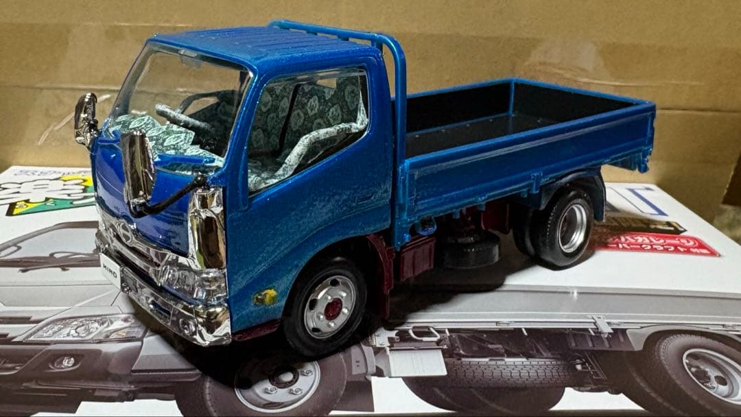 送料込み　楽プラ デュトロ 完成品 プラモデル デコトラ 1/32 ラメ塗装