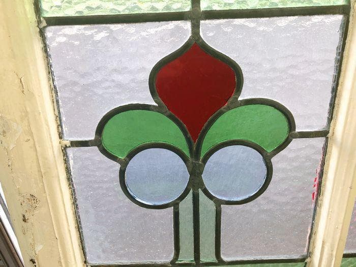 【最終値下げ】アンティーク 家具 ステンドグラス 1910年頃 英国 101A