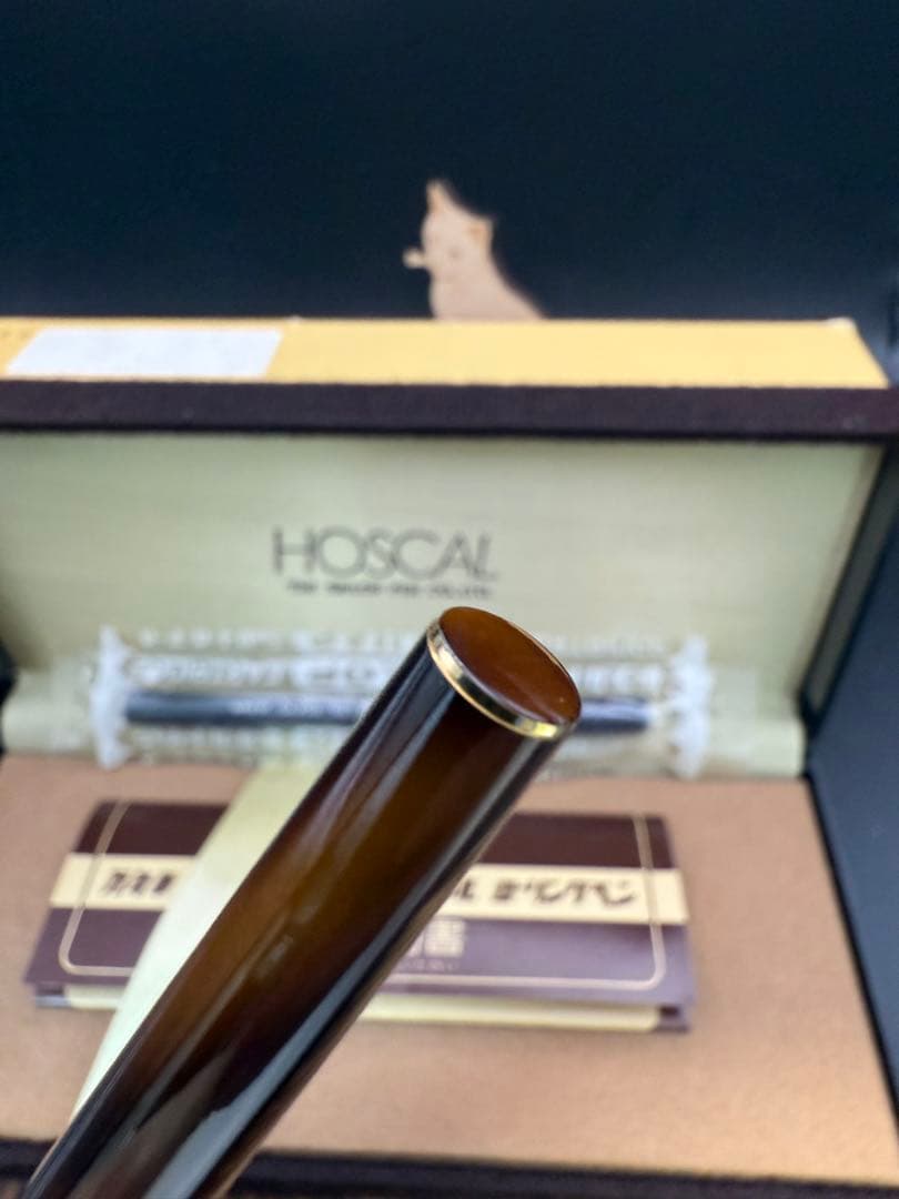 SAILOR 万年筆 HOSCAL ホスカル ブラウンマーブル 美品