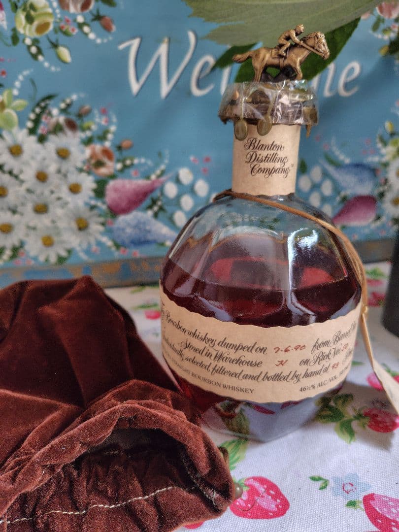 ブラントン　1990年　750ml　コルク折れ　茶巾付き　リコルク用1個