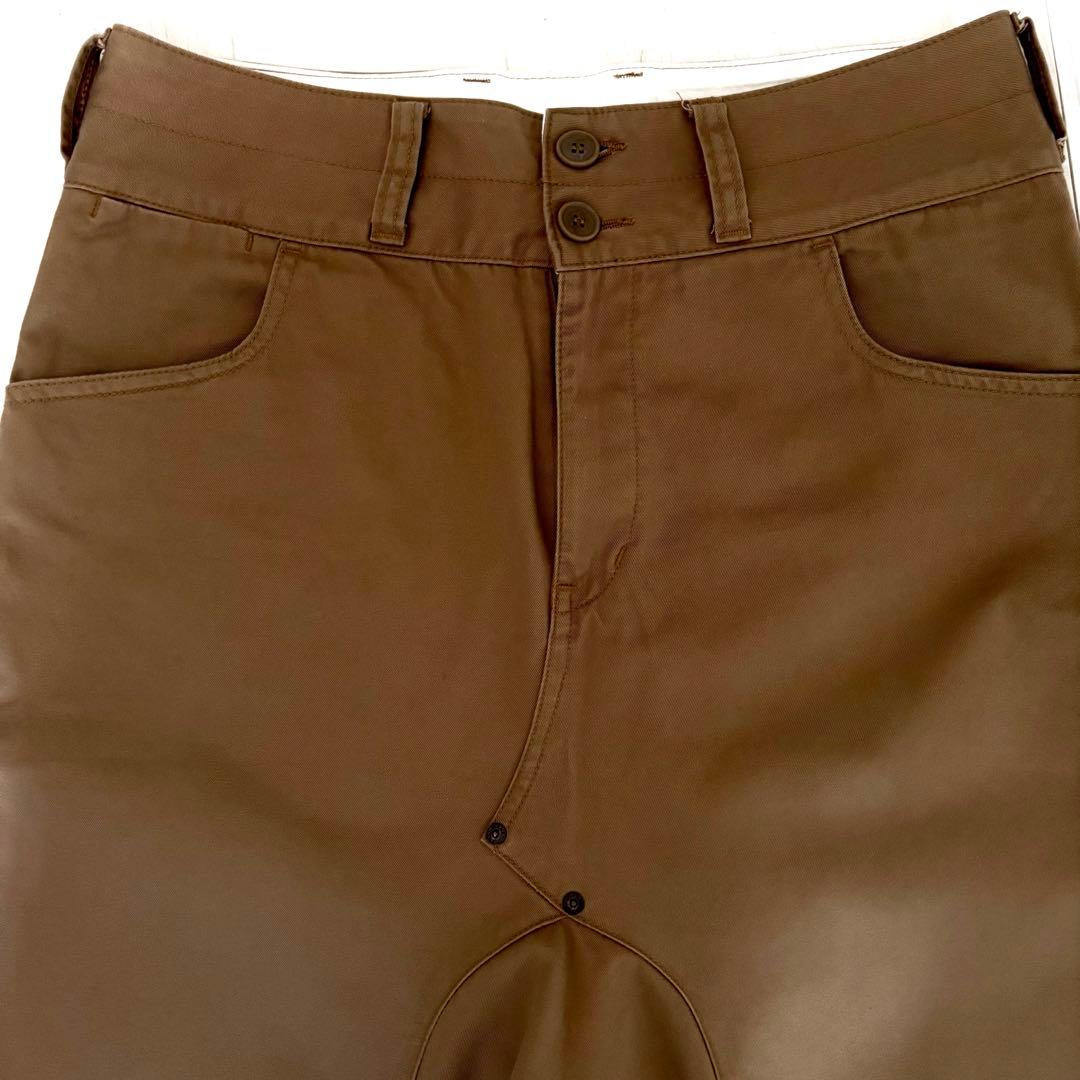 コムデギャルソン　GANRYU ガンリュウ サルエルパンツ　日本製　ブラウン