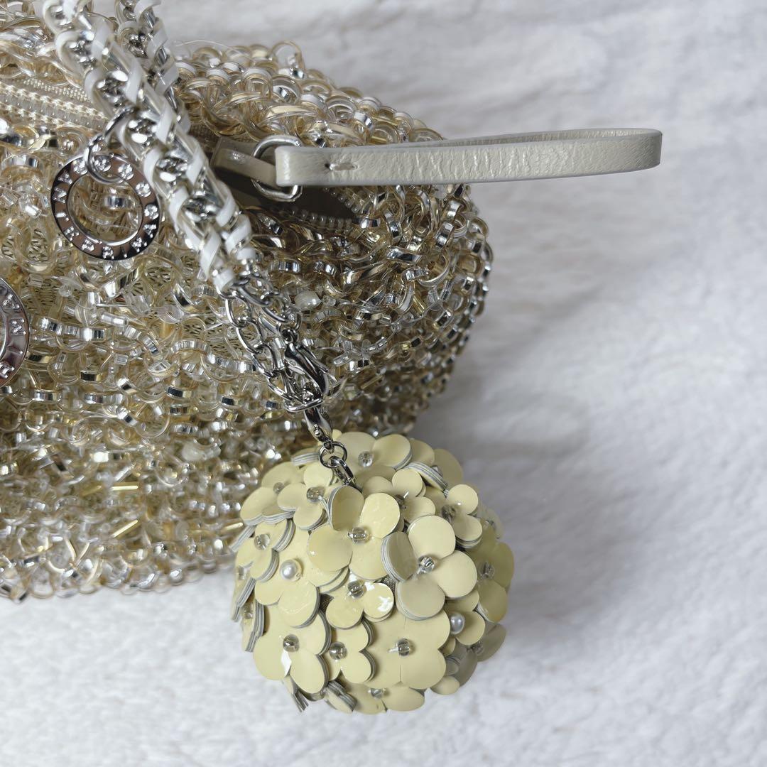 希少✨ほほ未使用　アンテプリマ ボストン ワイヤーバッグ　ゴールド　チャーム付き