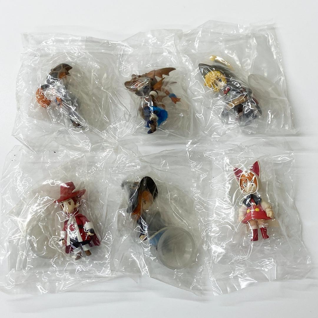ファイナルファンタジー3 トレーディングアーツ ミニ フィギュア 6個セット