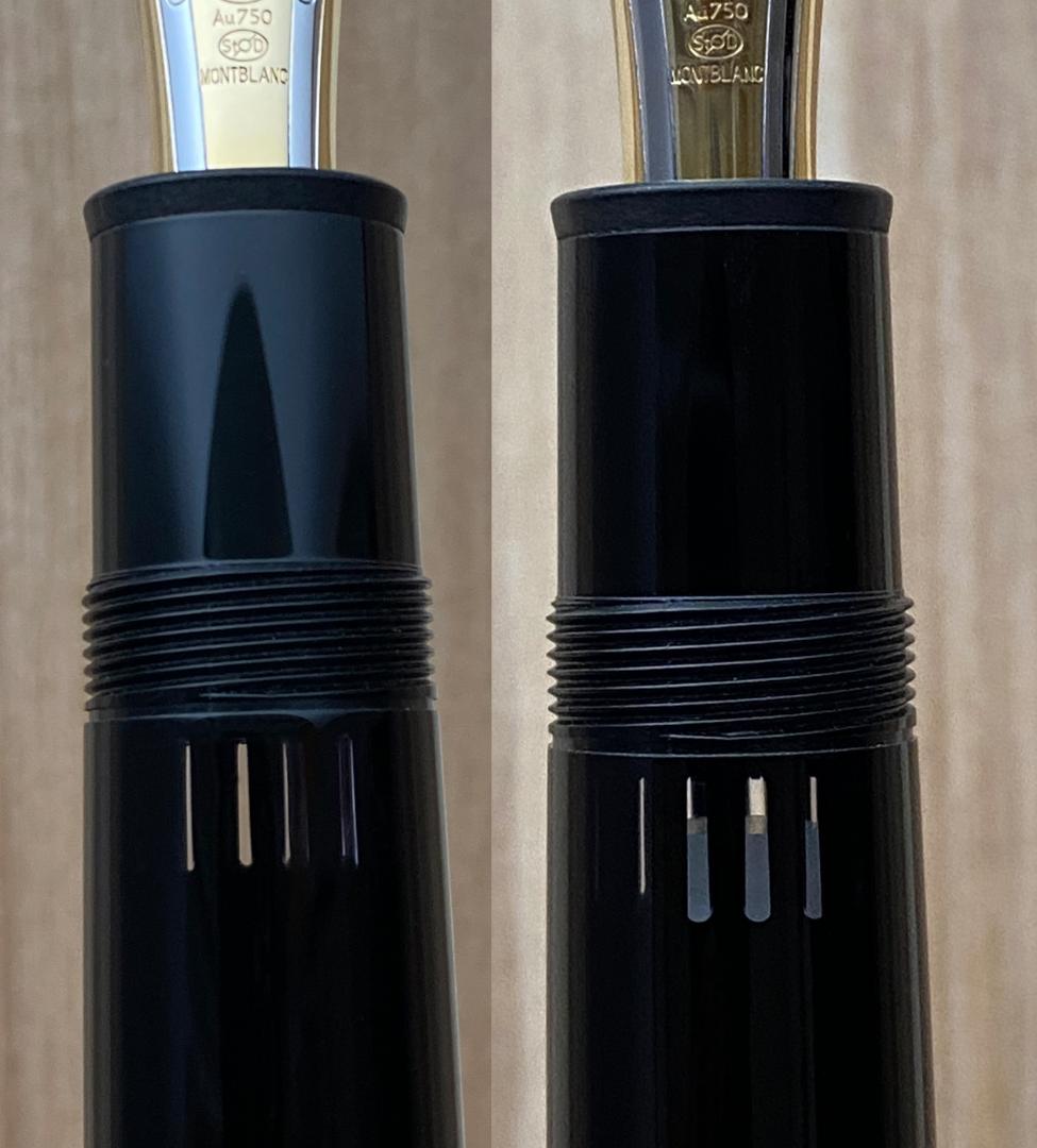 現行品 未使用に近い モンブラン 149 18K 中字 Au750吸入式 万年筆