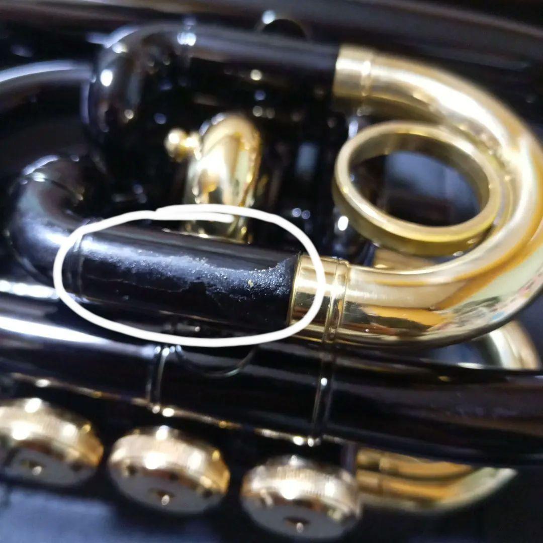 J.マイケル ポケットトランペット TR-400PCL 黒 ボタン アワビ柄