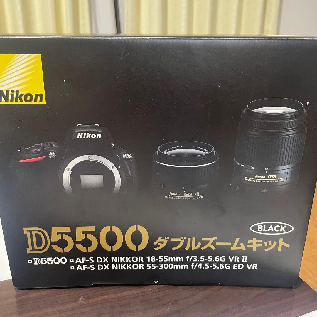 【保証有り】Nikon デジタル一眼レフカメラ D5500 ダブルズームキット