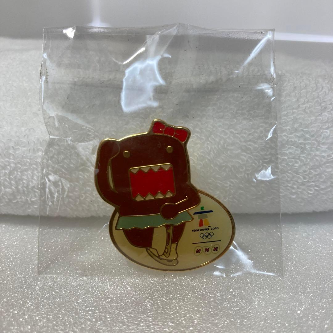 【非売品・新品】2010 バンクーバーオリンピック NHK ドーモくんピンバッジ