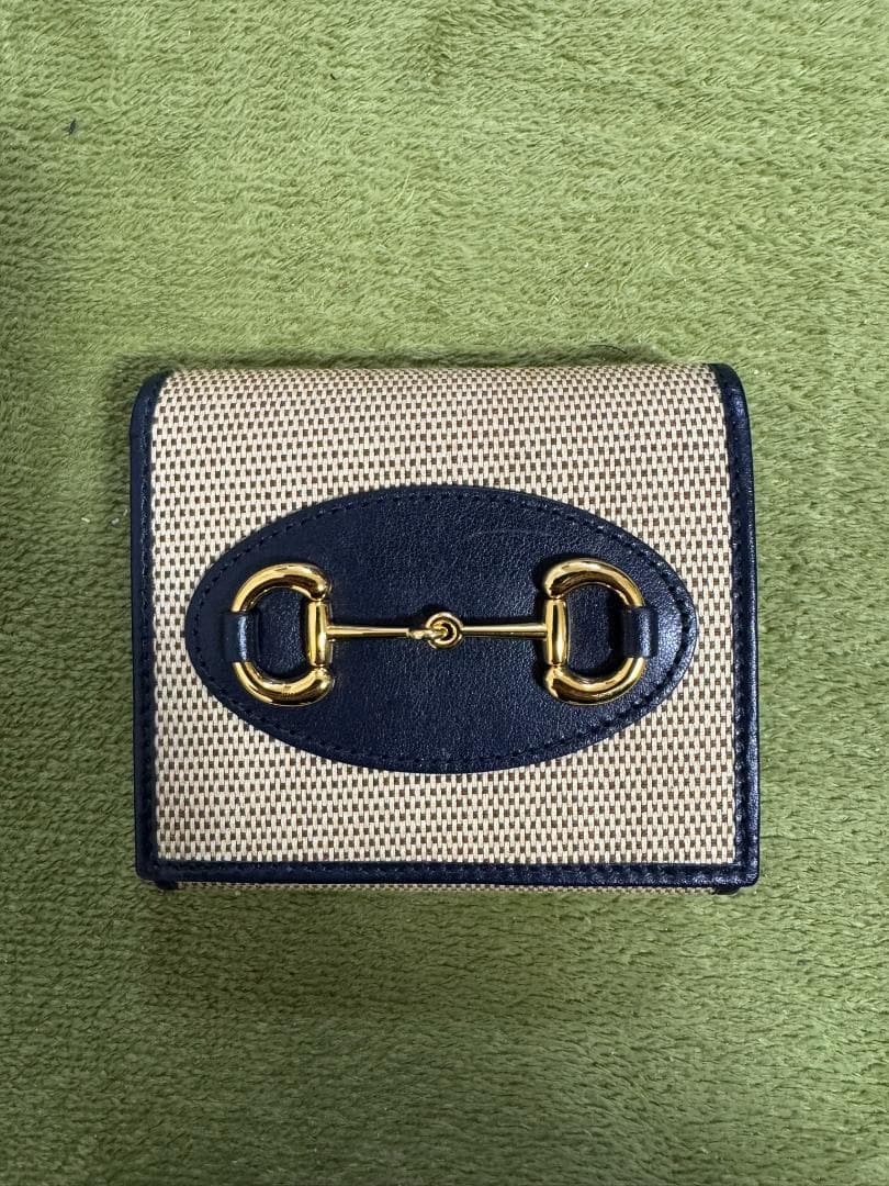 GUCC I955 ホースビット 二つ折り財布　日本限定