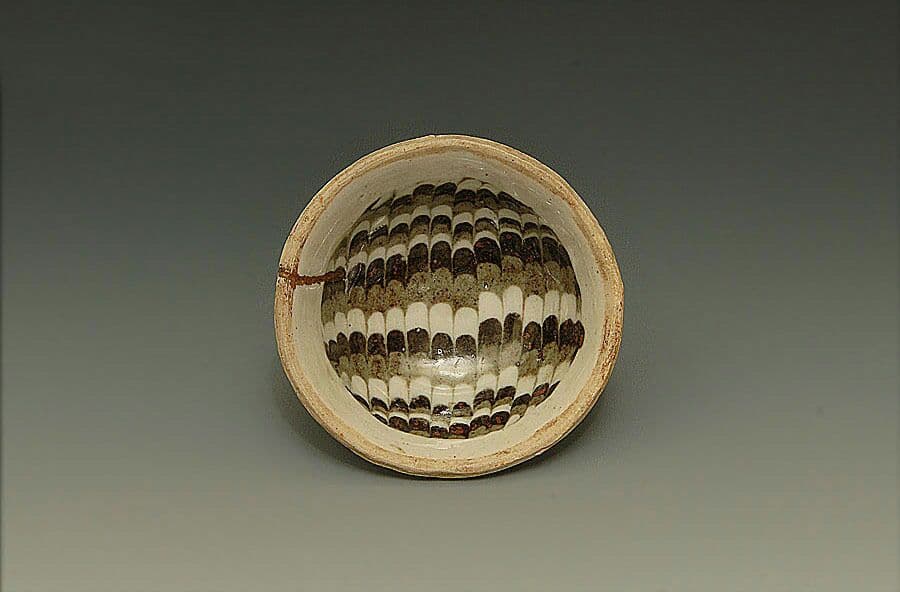 (希少 最上作 名品)河井寛次郎 練上手盃 武一識箱(真作)