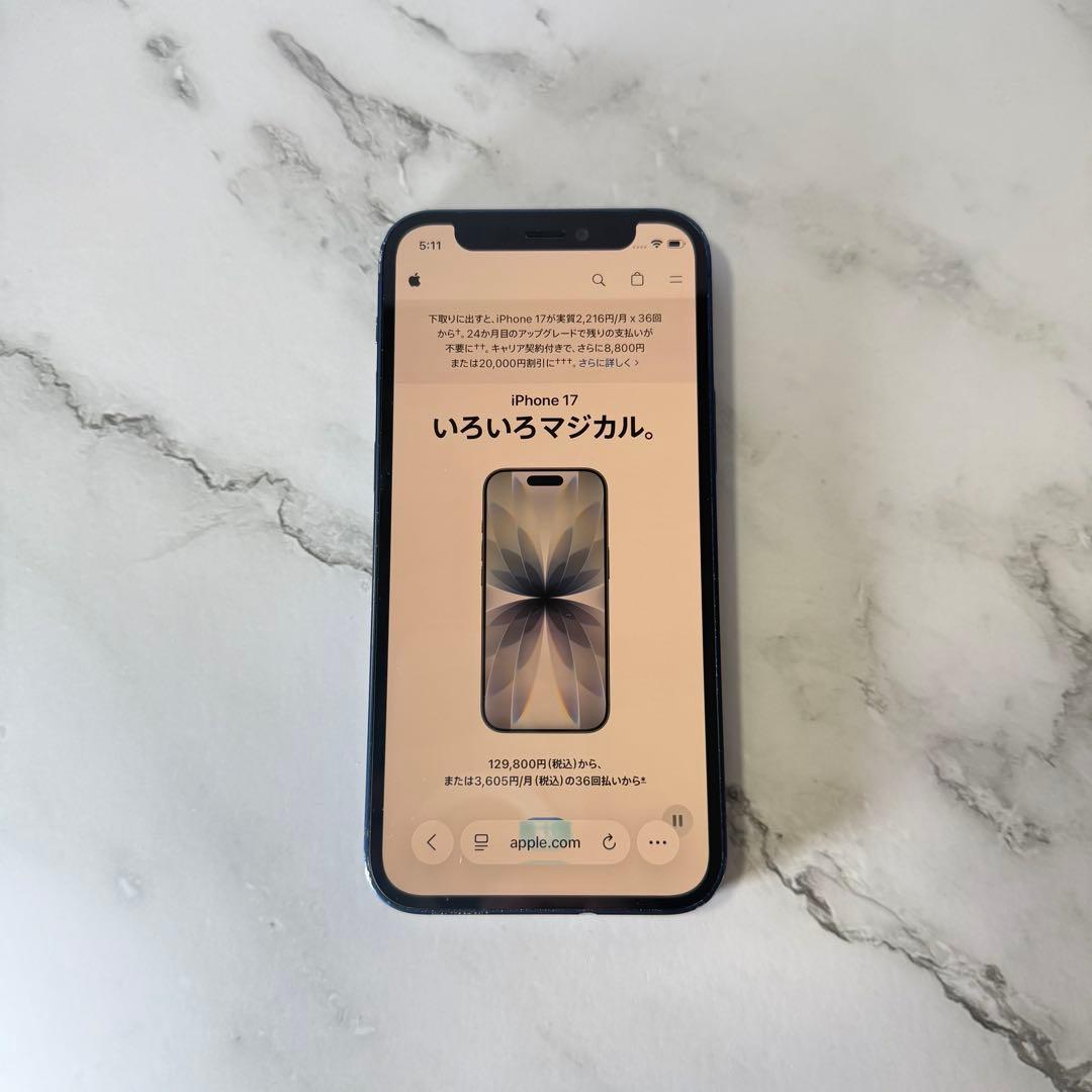 ★バッテリー100% iPhone12 mini 256GB SIMフリー