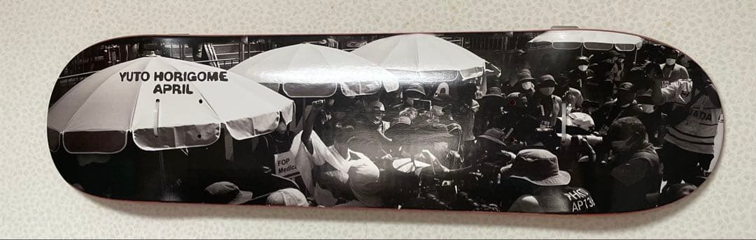 【未使用】April エイプリル　スケートボード　デッキ　堀米雄斗　8.0