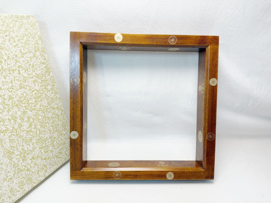 未使用 茶道具 吹漆 高台寺蒔絵 炉縁 元箱